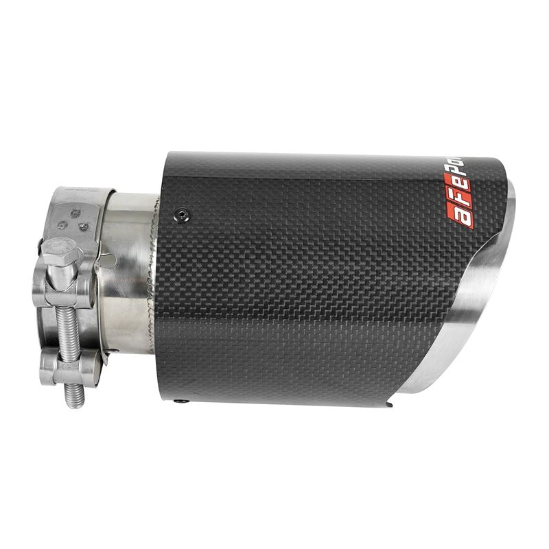 aFe MACH Force-Xp 304 Stainless Steel Clamp-on Exhaust Tip Carbon Fiber (49T25404-C07)