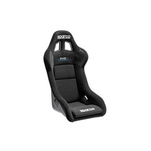 Load image into Gallery viewer, Sparco EVO QRT Racing Seats, Black/Black Cloth with Black Stitch (008007RNR)