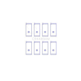 King Engine Bearings Connecting Rod Bearing Set for 1983-1985 Suzuki SJ410 (CR4489AM)