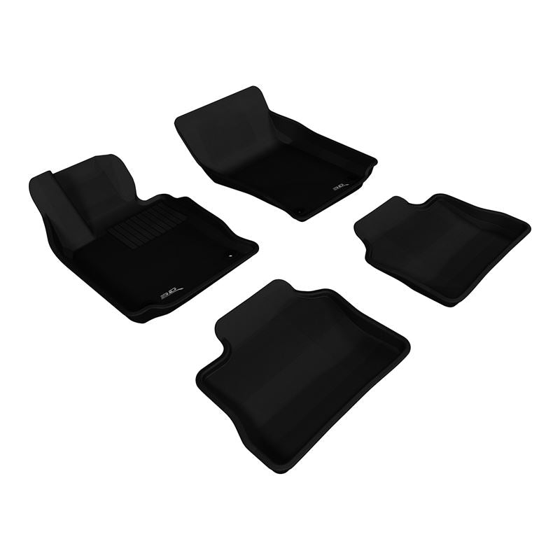 3D Maxpider KAGU Floor Mat, BLACK, 1ST ROW/2ND ROW (L1PO00601509)