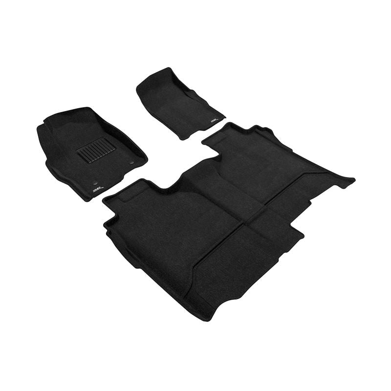 3D Maxpider ELEGANT Floor Mat, BLACK, 1ST ROW/2ND ROW (L1GM02504709)