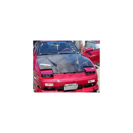 VIS Racing Invader Style Black Carbon Fiber Hood (89NS2402DVS-010C)