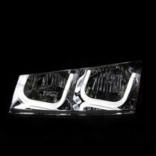 Load image into Gallery viewer, ANZO USA 2003-2006 Chevrolet Silverado 1500 Projector Headlights w/ U-Bar Chrome (111313)