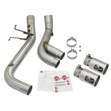 Load image into Gallery viewer, aFe Rebel XD 4 IN 409 Stainless Steel DPF-Back Exhaust w/Dual Polished Tips (49-44089-P)