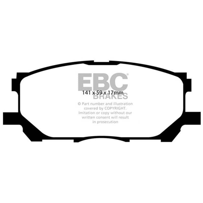 EBC Yellowstuff Street And Track Brake Pads (DP41681R)