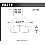 Hawk Performance HPS Brake Pads (HB308F.689)