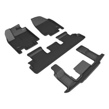 Load image into Gallery viewer, 3D Maxpider 22-24 Nissan Pathfinder 7-Seat Kagu Black Floor Mat - Row 1/2/3 (L1NS14901509)