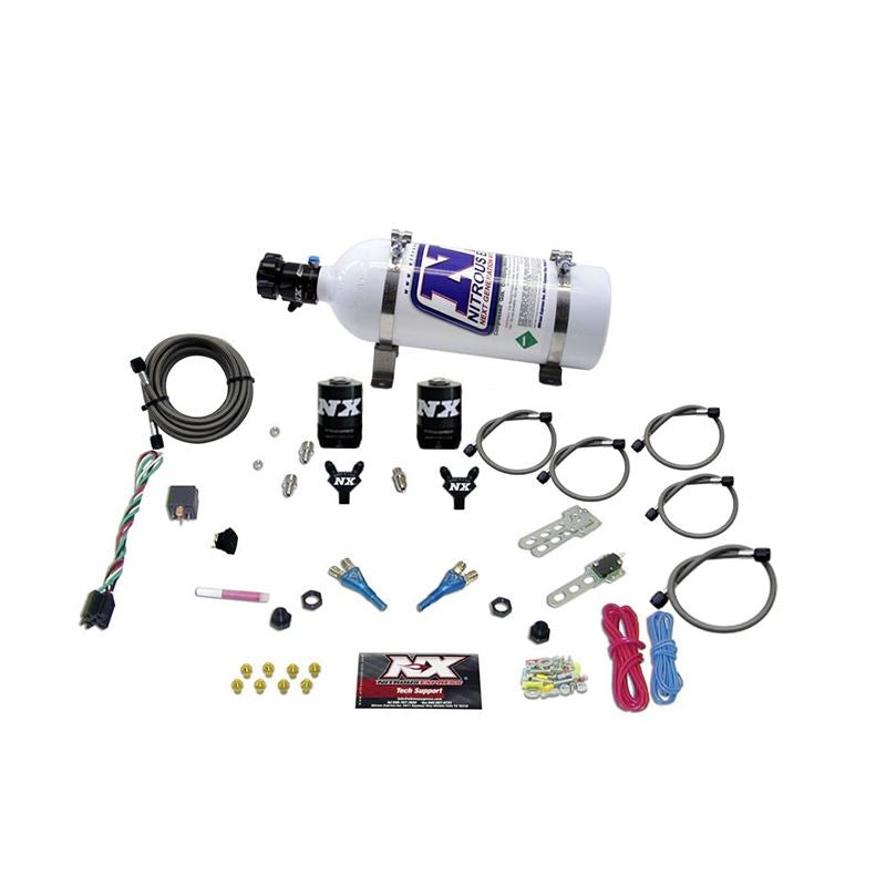 Nitrous Express Ford EFI Dual Nozzle Nitrous Kit (100-300HP) w/5lb Bottle (20115-05)