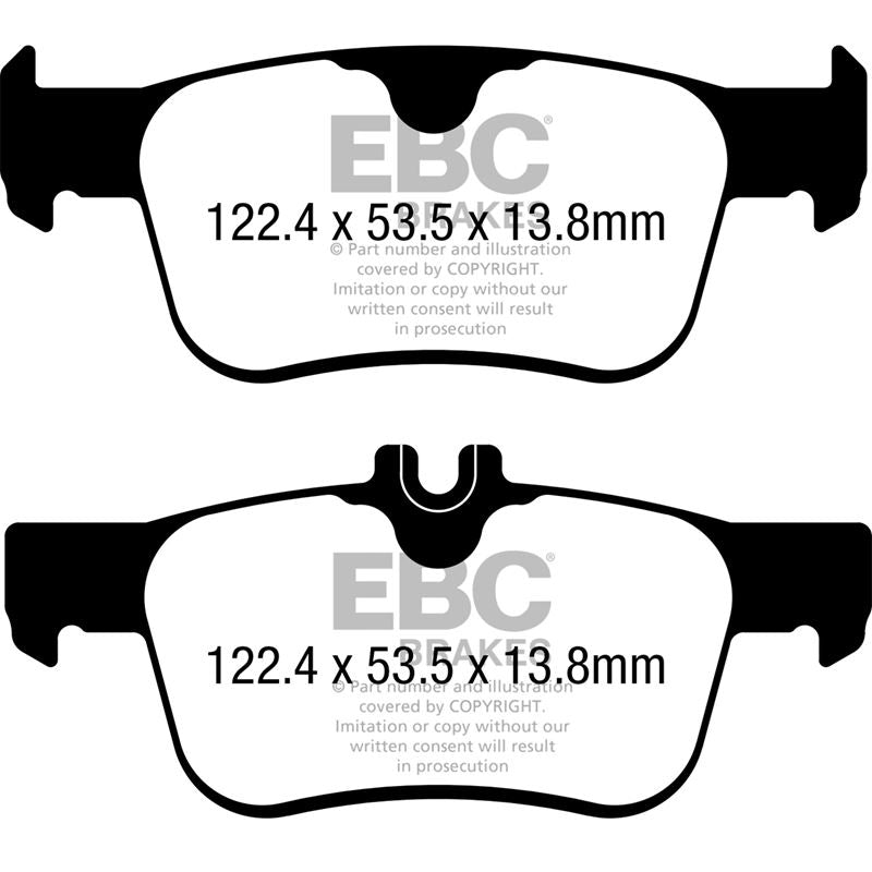 EBC Greenstuff 2000 Series Sport Brake Pads (DP22402)