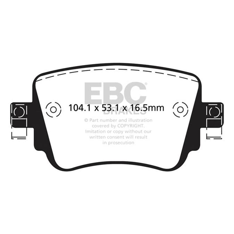 EBC Greenstuff 2000 Series Sport Brake Pads (DP22201)