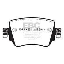 Load image into Gallery viewer, EBC Greenstuff 2000 Series Sport Brake Pads (DP22201)