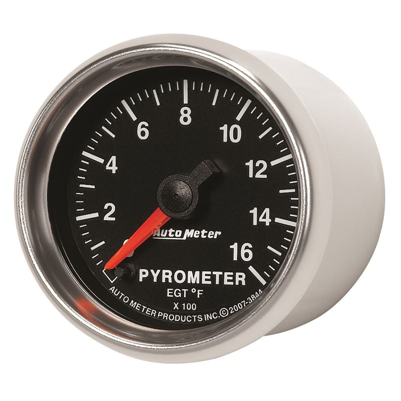 AutoMeter GS 0-1600 degree F Full Sweep Electronic Pyrometer Gauge (3844)