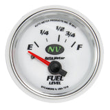 AutoMeter NV Gauge Fuel Level 2 1/16in 16e To 158f Elec NV (7318)