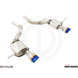 GTHAUS American GTS - Roar Super Racing series Exhaust; 2x130mm (Round Split); Titanium (JE0142534)