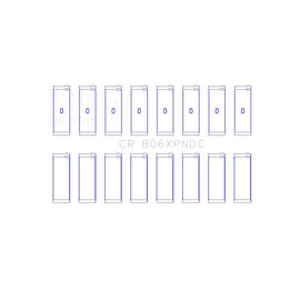 King Engine Bearings Connecting Rod Bearing Set for 1970-1972 Plymouth Cuda (CR 806XPNDC STDX)