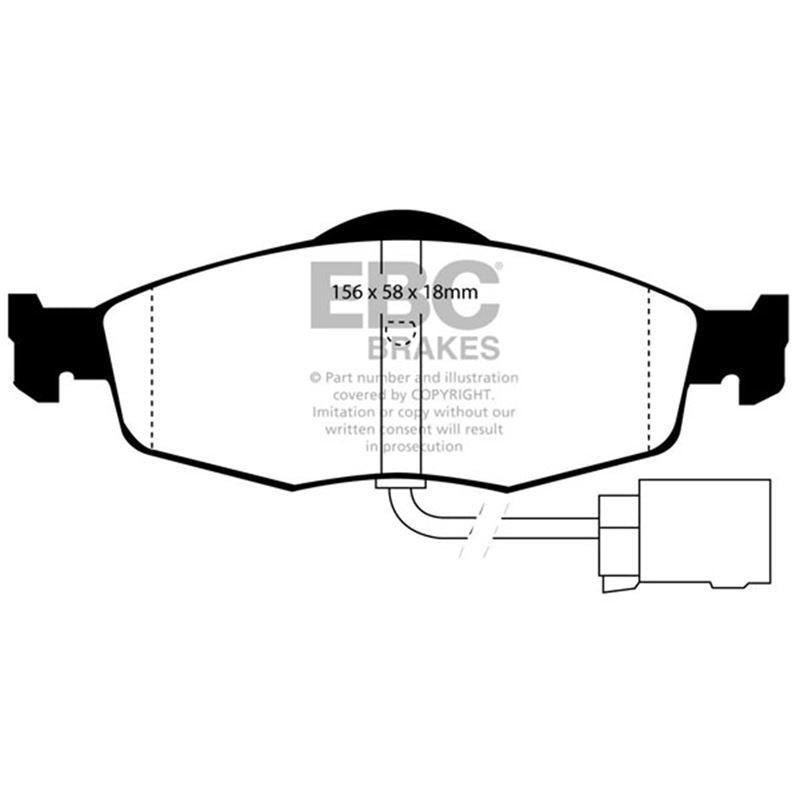 EBC Ultimax OEM Replacement Brake Pads (UD801)