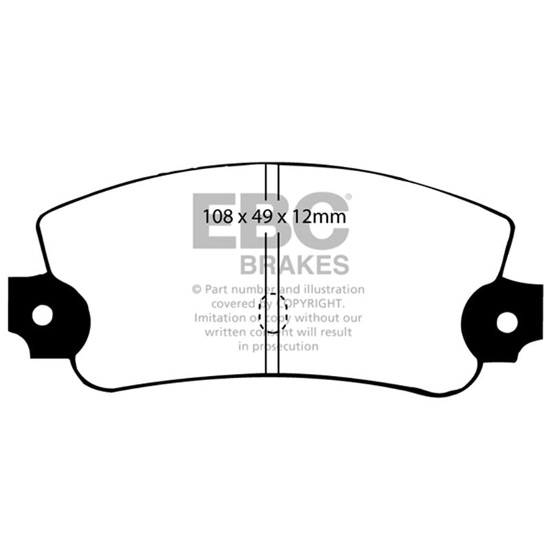 EBC Greenstuff 2000 Series Sport Brake Pads (DP2231)