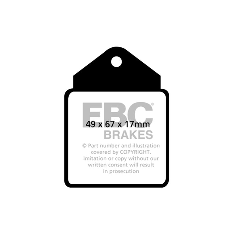 EBC Greenstuff 2000 Series Sport Brake Pads (DP2710)