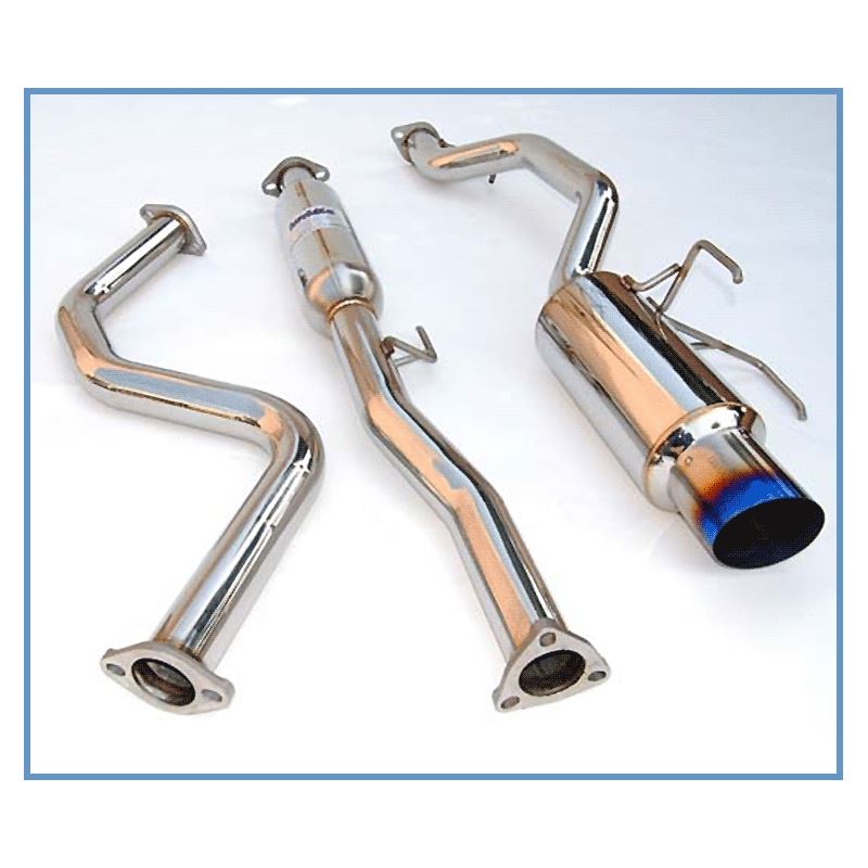 Invidia 92-99 Honda Civic EX/SI Models Only Coupe 60mm (101mm tip) Titanium Tip Cat-Back Exhaust (HS (HS92HC2GTT)