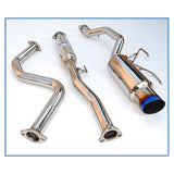 Invidia 92-99 Honda Civic EX/SI Models Only Coupe 60mm (101mm tip) Titanium Tip Cat-Back Exhaust (HS (HS92HC2GTT)