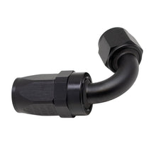 Load image into Gallery viewer, DeatschWerks 8 AN Female Flare Swivel 120-Degree Hose End CPE - Anodized Matte Black(6-02-0823-B)