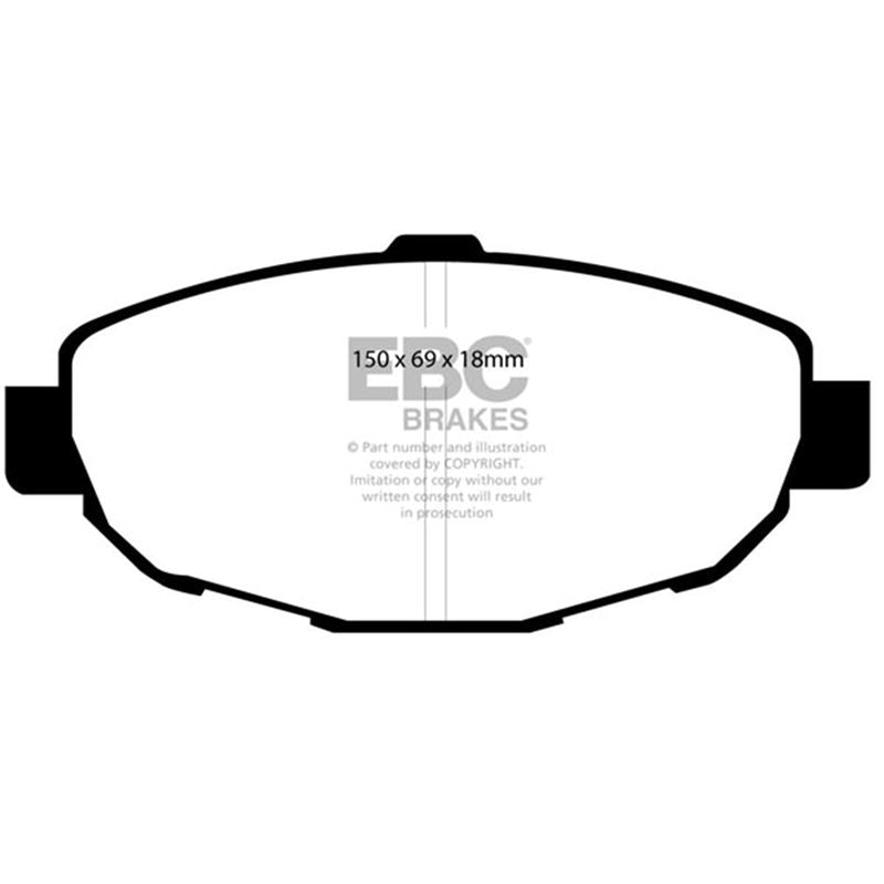 EBC Greenstuff 2000 Series Sport Brake Pads (DP21007)