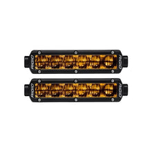 Load image into Gallery viewer, Rigid Industries 6in SR-Series Pro Dot / SAE Fog Lights (Pair) - Selective Yellow (906704)