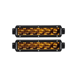 Rigid Industries 6in SR-Series Pro Dot / SAE Fog Lights (Pair) - Selective Yellow (906704)