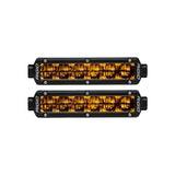 Rigid Industries 6in SR-Series Pro Dot / SAE Fog Lights (Pair) - Selective Yellow (906704)