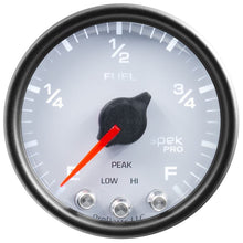 Load image into Gallery viewer, AutoMeter Spek-Pro Gauge Fuel Level 2 1/16in 0-270 Programmable Wht/Blk (P31212)