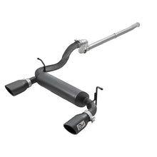 Load image into Gallery viewer, aFe MACH Force-Xp 2-1/2 IN 409 Stainless Steel Cat-Back Hi-Tuck Exhaust w/ Black Tip (49-48076-B)