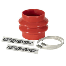 Load image into Gallery viewer, aFe Cold Air Intake System Silicone Coupler, 3-1/8 IN ID to 3 IN x 3-1/2 IN L- Red (59-00118)