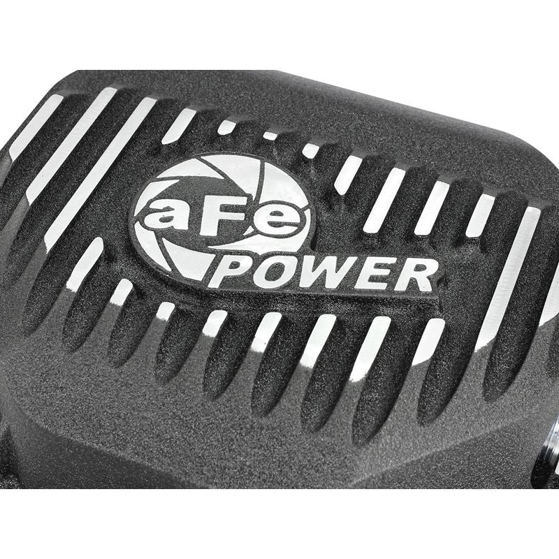 aFe Pro Series Rear Differential Cover Black w/ Machined Fins (46-70272)