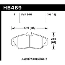 Load image into Gallery viewer, Hawk Performance HPS Brake Pads (HB469F.705)