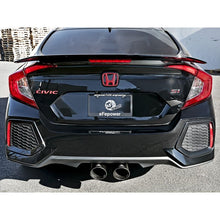 Load image into Gallery viewer, Takeda 3 IN 304 Stainless Steel Cat-Back Exhaust w/ Center Black Tips (49-36618-B)