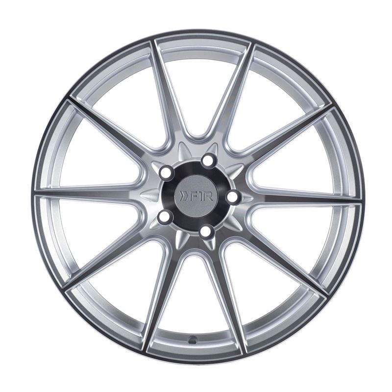 F1R F101 20x10 - Machine Silver Wheel