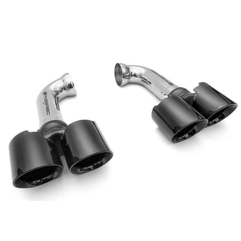 Fabspeed Porsche 958 V6 Deluxe Quad Tips (for PSE) (11-14) (FS.POR.958V6.QDTP)