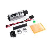 Deatschwerks DW100 series, 165lph in-tank fuel pump w/ install kit (9-101-0766)