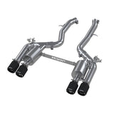 MBRP Exhaust 3in. Resonator-Back Quad Rear Exit T304 (S45023CF)