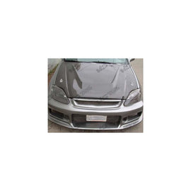 VIS Racing Invader Style Black Carbon Fiber Hood (93VWGOF2DVS-010C)
