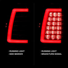 Load image into Gallery viewer, ANZO USA Tail Light Assembly, LED, Red/Clear Lens, Chrome, Pair, (311332)