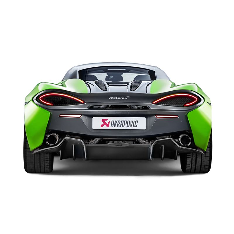 Akrapovic 16-17 McLaren 540C 570S Slip-On Line (Titanium) w/ Carbon Tips (S-MC/TI/3)