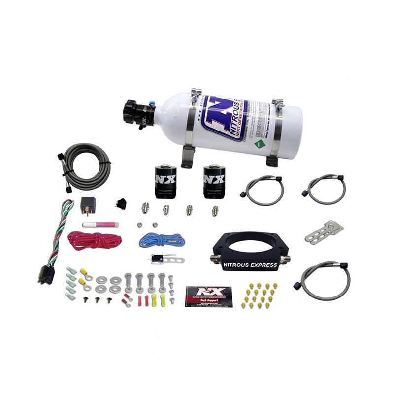 Nitrous Express GM LS 102mm Nitrous Plate Kit (50-400HP) w/5lb Bottle (20933-05)