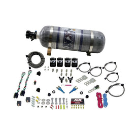 Nitrous Express Sport Compact EFI Dual Stage Nitrous Kit (35-75HP x 2) w/Composite Bottle (20927-12)