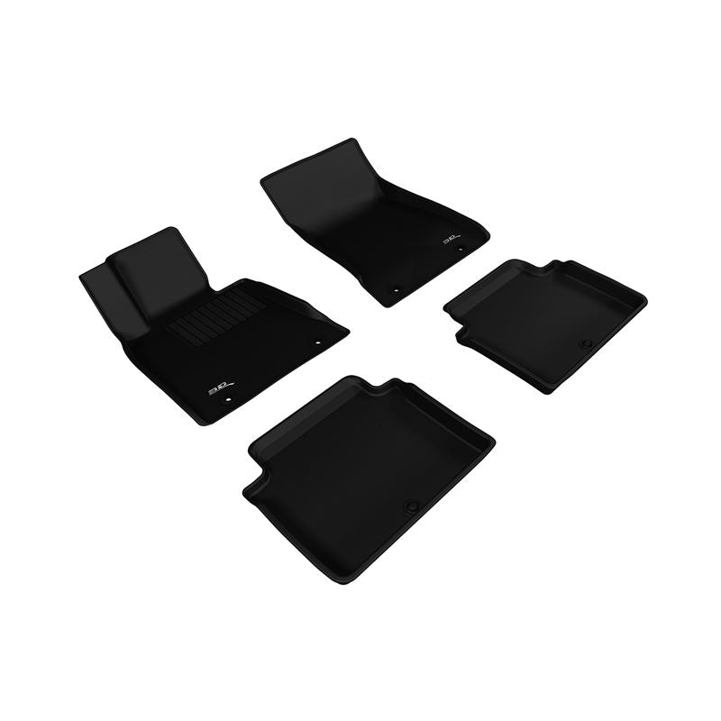 3D Maxpider KAGU Floor Mat, BLACK, 1ST ROW/2ND ROW (L1HY06101509)