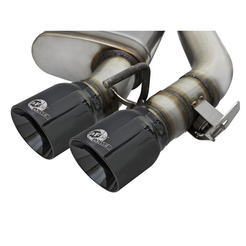 aFe MACH Force-Xp 3 IN 304 Stainless Steel Axle-Back Exhaust System w/Black Tip (49-34068-B)