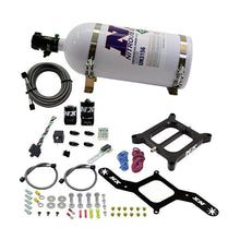 Load image into Gallery viewer, Nitrous Express 4150 RNC Conventional Nitrous Plate Kit w/.375in Solenoid w/10lb Bottle (55140-10)