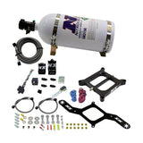 Nitrous Express 4150 RNC Conventional Nitrous Plate Kit w/.375in Solenoid w/10lb Bottle (55140-10)