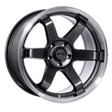 F1R F106 18x9.5 - Gunmetal/ Polish Wheel