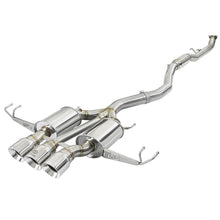 Load image into Gallery viewer, Takeda 3 IN 304 Stainless Steel Cat-Back Exhaust System w/ Polished Tips (49-36623-P)